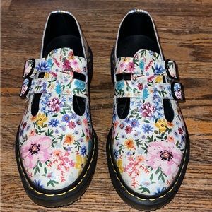 Floral Dr. Martens Mary Janes